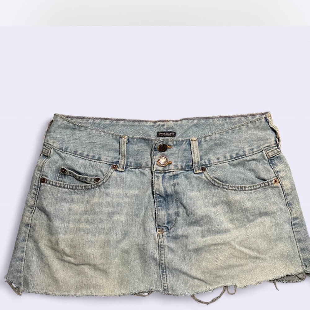Denim Mini Skirt